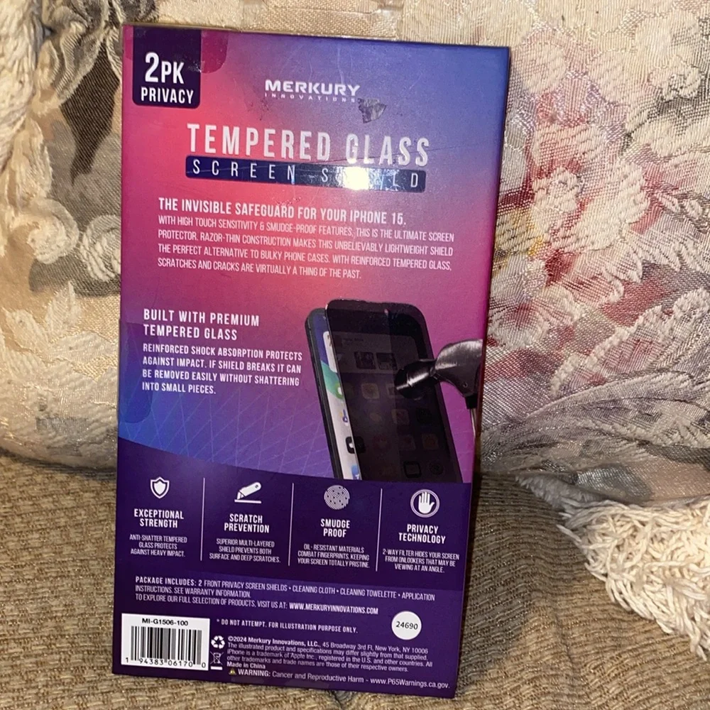 ♣️Black Tempered Glass Screen Protector for Cell Phones